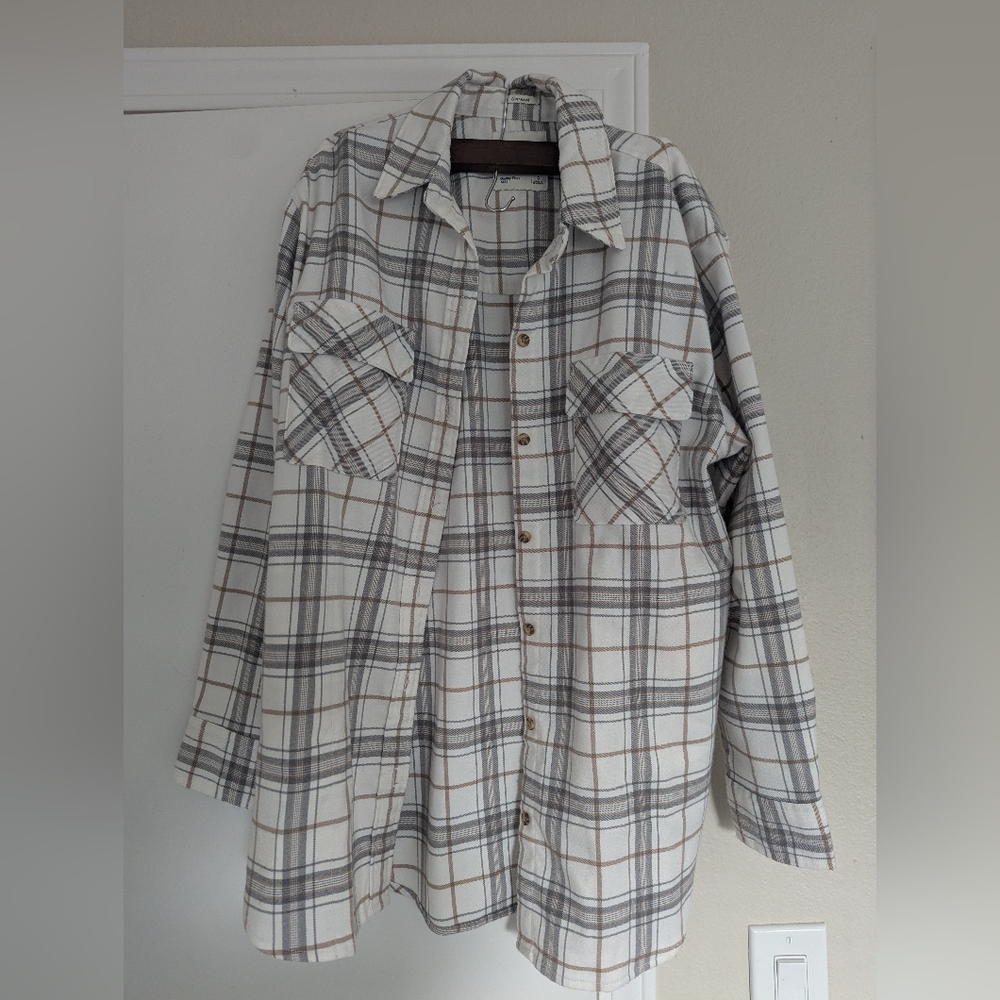 Abercrombie Plaid Shirt Jacket